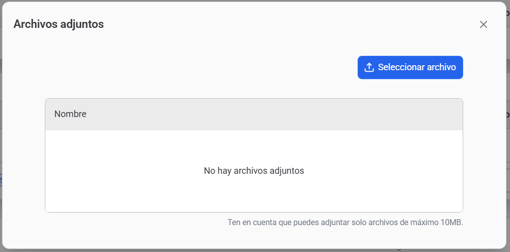 Boton archivos adjuntos