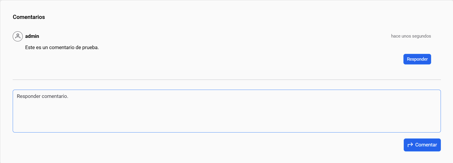 Boton responder comentario