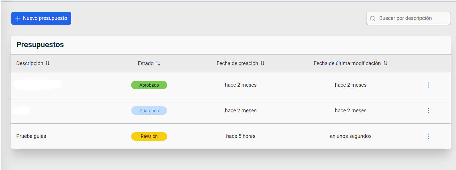 recuadro estado revision